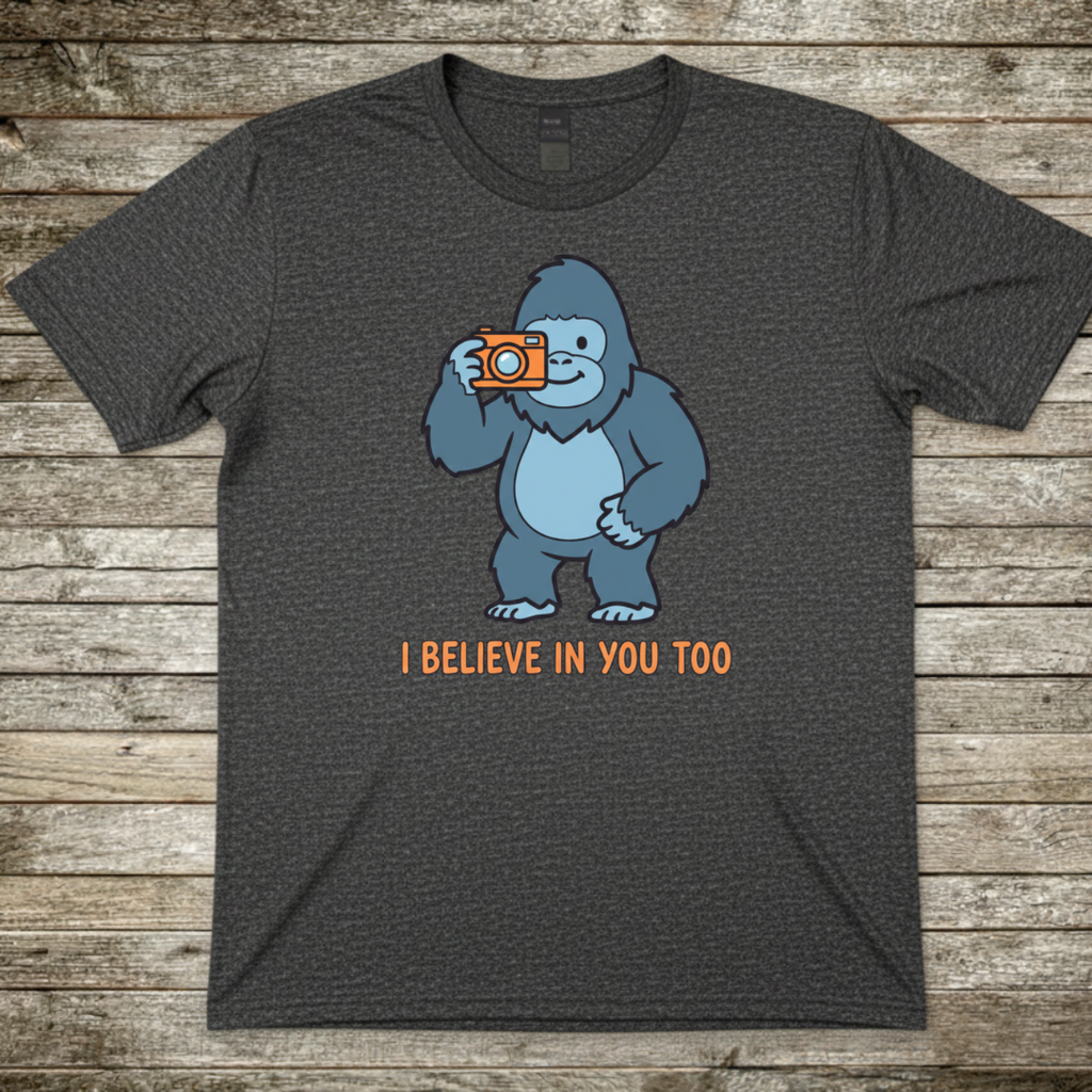 Printify T-Shirt Dark Heather / S I Believe In You T-Shirt I Believe In You T-Shirt