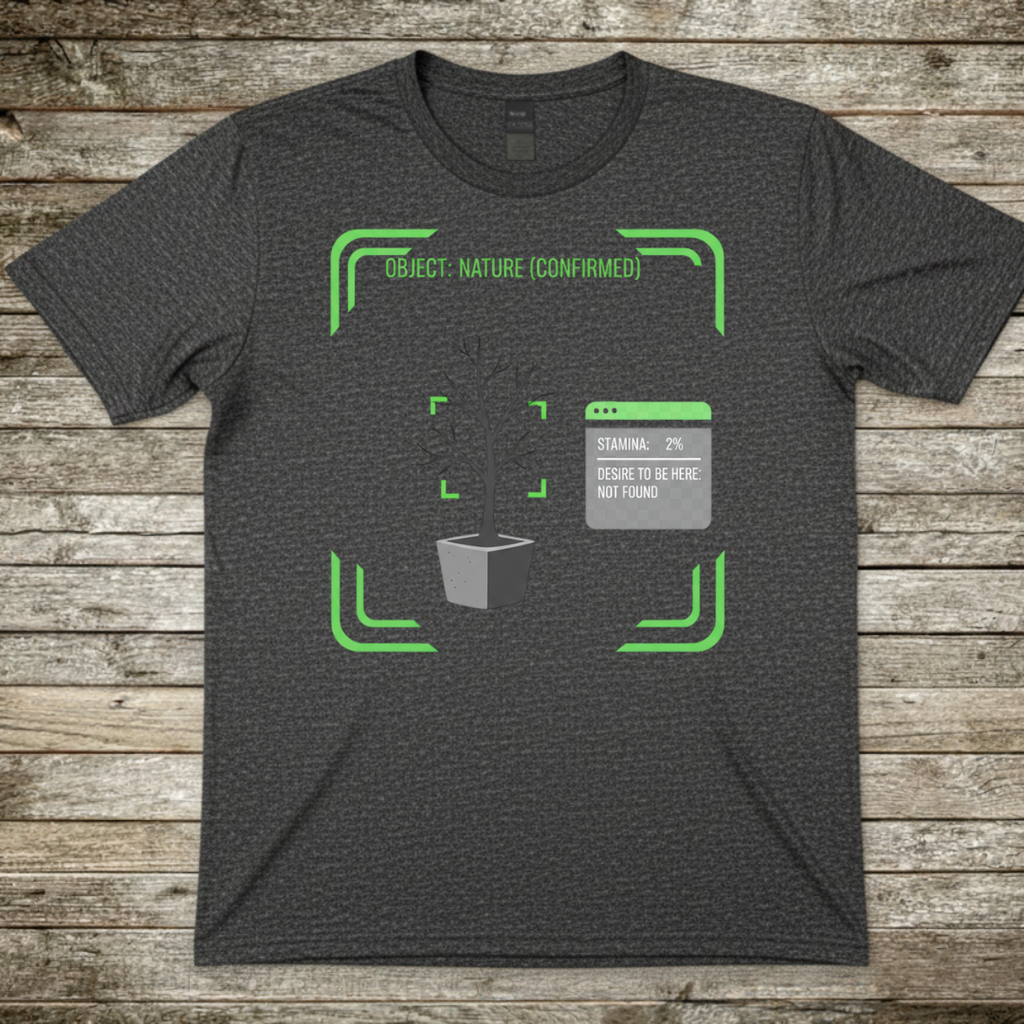 Printify T-Shirt Dark Heather / S Nature Confirmed T-Shirt Nature Confirmed T-Shirt