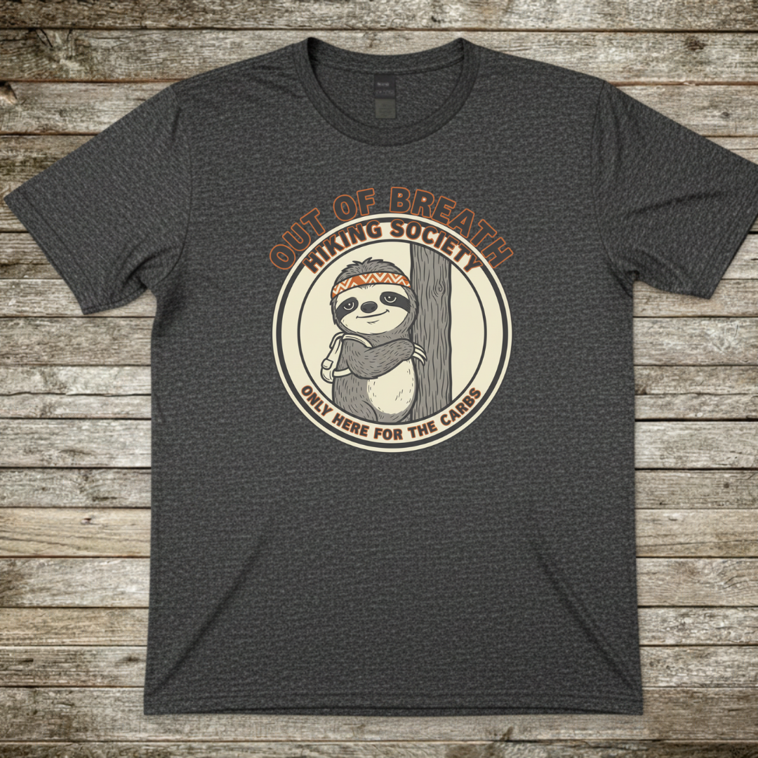 Printify T-Shirt Dark Heather / S Out of Breath T-Shirt Out of Breath T-Shirt