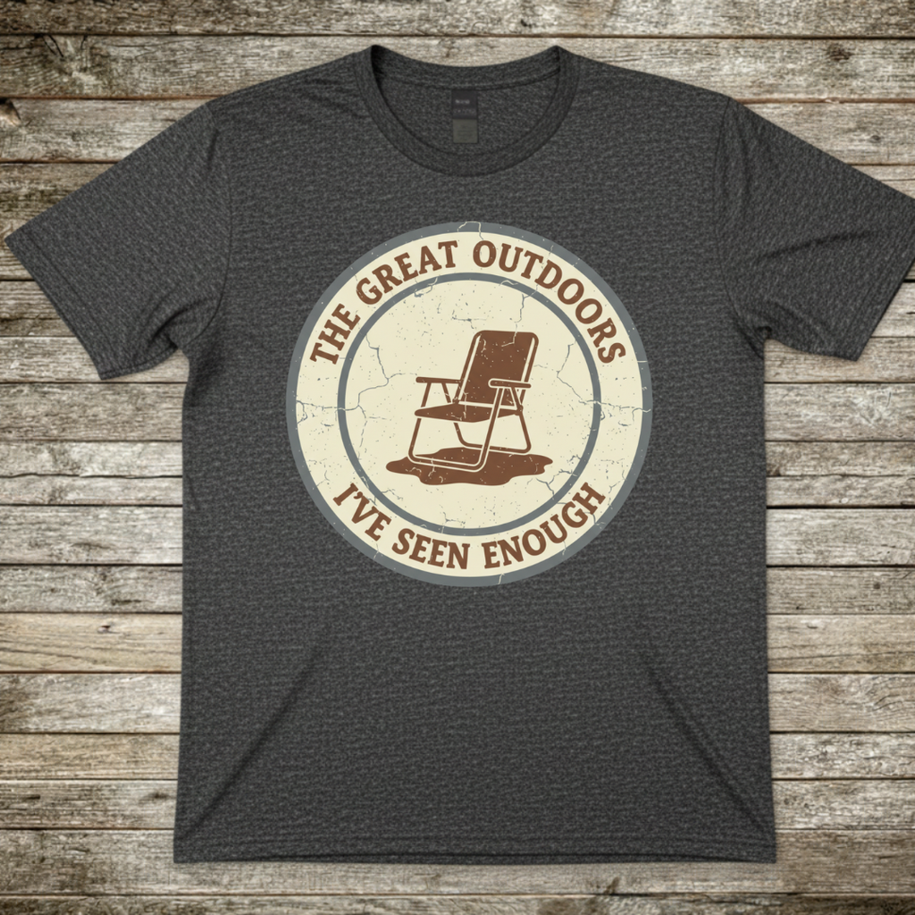 Printify T-Shirt Dark Heather / S The Great Outdoors T-Shirt The Great Outdoors T-Shirt
