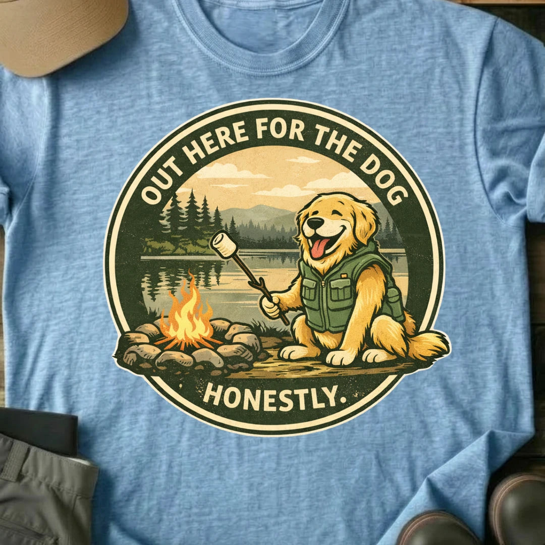 Printify T-Shirt Light Blue / S For The Dogs T-Shirt For The Dogs T-Shirt