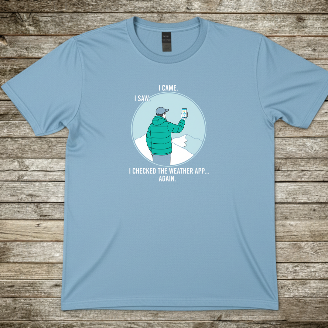 Printify T-Shirt Light Blue / S I came I Saw T-Shirt I came I Saw T-Shirt
