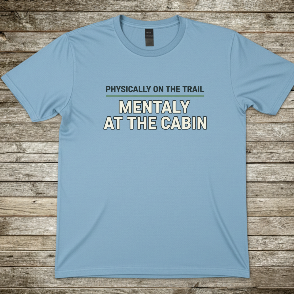 Printify T-Shirt Light Blue / S Mentally On Trail T-Shirt Mentally On Trail T-Shirt