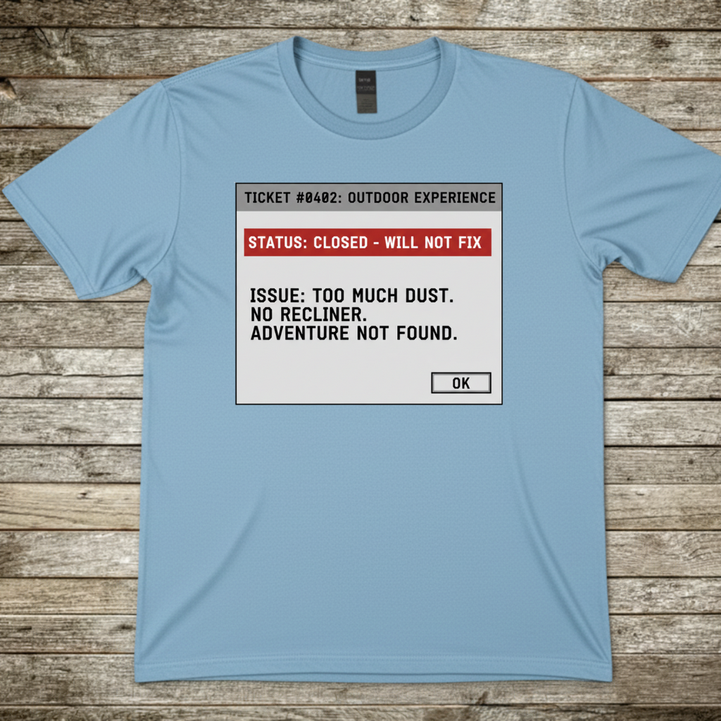 Printify T-Shirt Light Blue / S Outdoor Experience T-Shirt Outdoor Experience T-Shirt