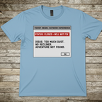 Printify T-Shirt Light Blue / S Outdoor Experience T-Shirt Outdoor Experience T-Shirt