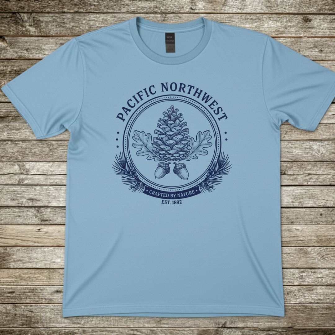 Printify T-Shirt Light Blue / S Pacific Northwest T-Shirt Pacific Northwest T-Shirt