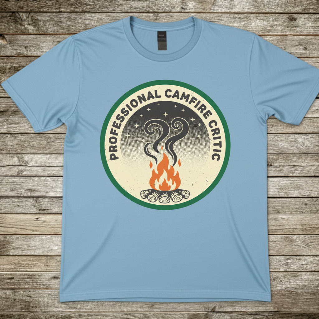 Printify T-Shirt Light Blue / S Professional Campfire Critic Professional Campfire Critic