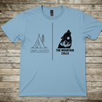 Printify T-Shirt Light Blue / S The Mountain Calls T-Shirt The Mountain Calls T-Shirt