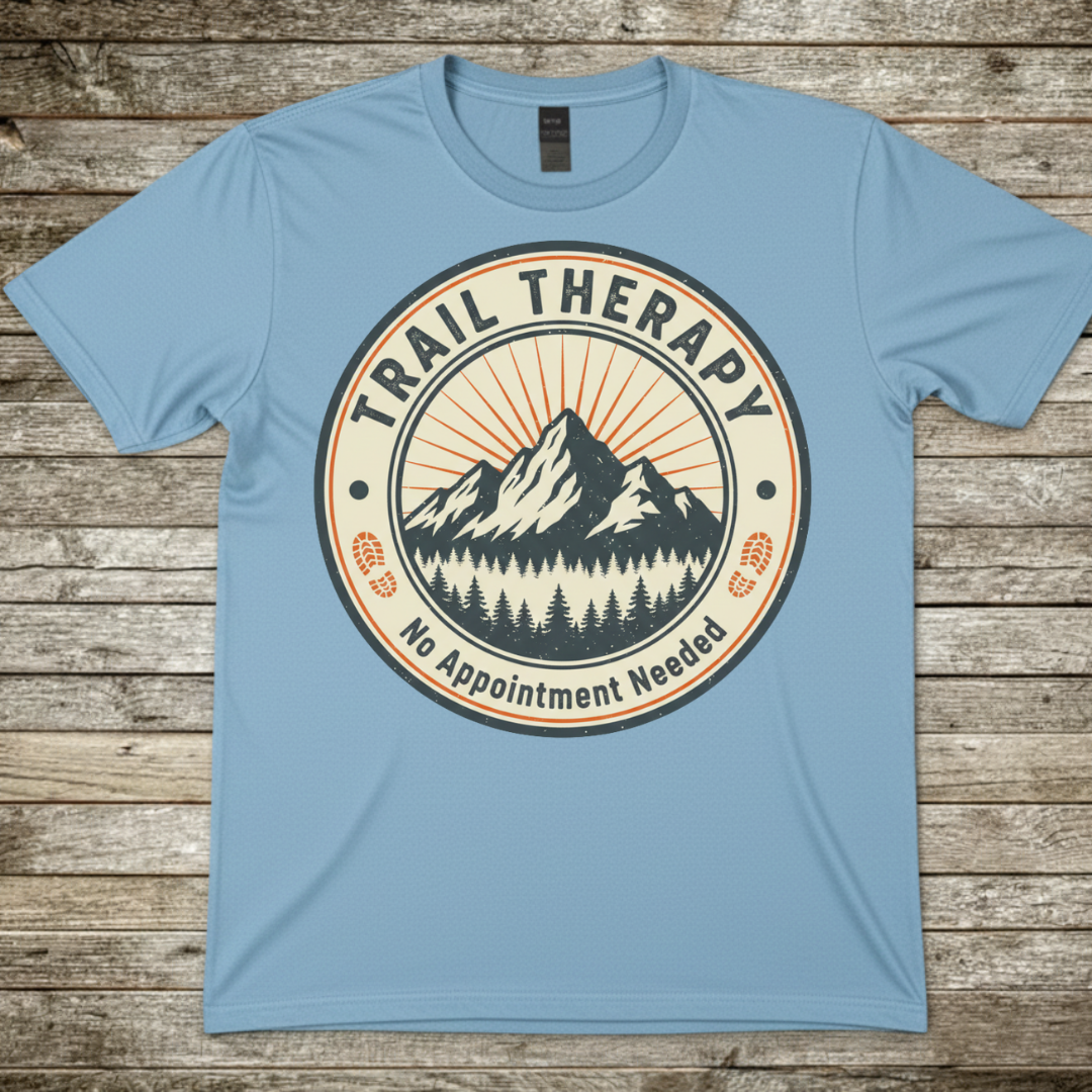 Printify T-Shirt Light Blue / S Trail Therapy T-Shirt Trail Therapy T-Shirt