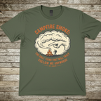 Printify T-Shirt Military Green / S Campfire Smoke T-Shirt Campfire Smoke T-Shirt