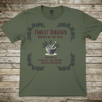 Printify T-Shirt Military Green / S Forest Therapy T-Shirt Forest Therapy T-Shirt