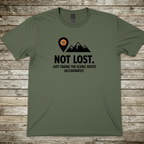 Printify T-Shirt Military Green / S Not Lost T-Shirt Not Lost T-Shirt