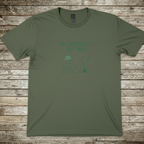 Printify T-Shirt Military Green / S Not Outdoorsy T-Shirt Not Outdoorsy T-Shirt