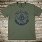 Printify T-Shirt Military Green / S Pacific Northwest T-Shirt Pacific Northwest T-Shirt