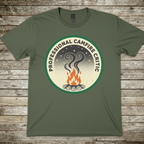 Printify T-Shirt Military Green / S Professional Campfire Critic Professional Campfire Critic