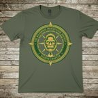 Printify T-Shirt Military Green / S Sasquatch Compass Graphic T-Shirt Sasquatch Compass Graphic T-Shirt