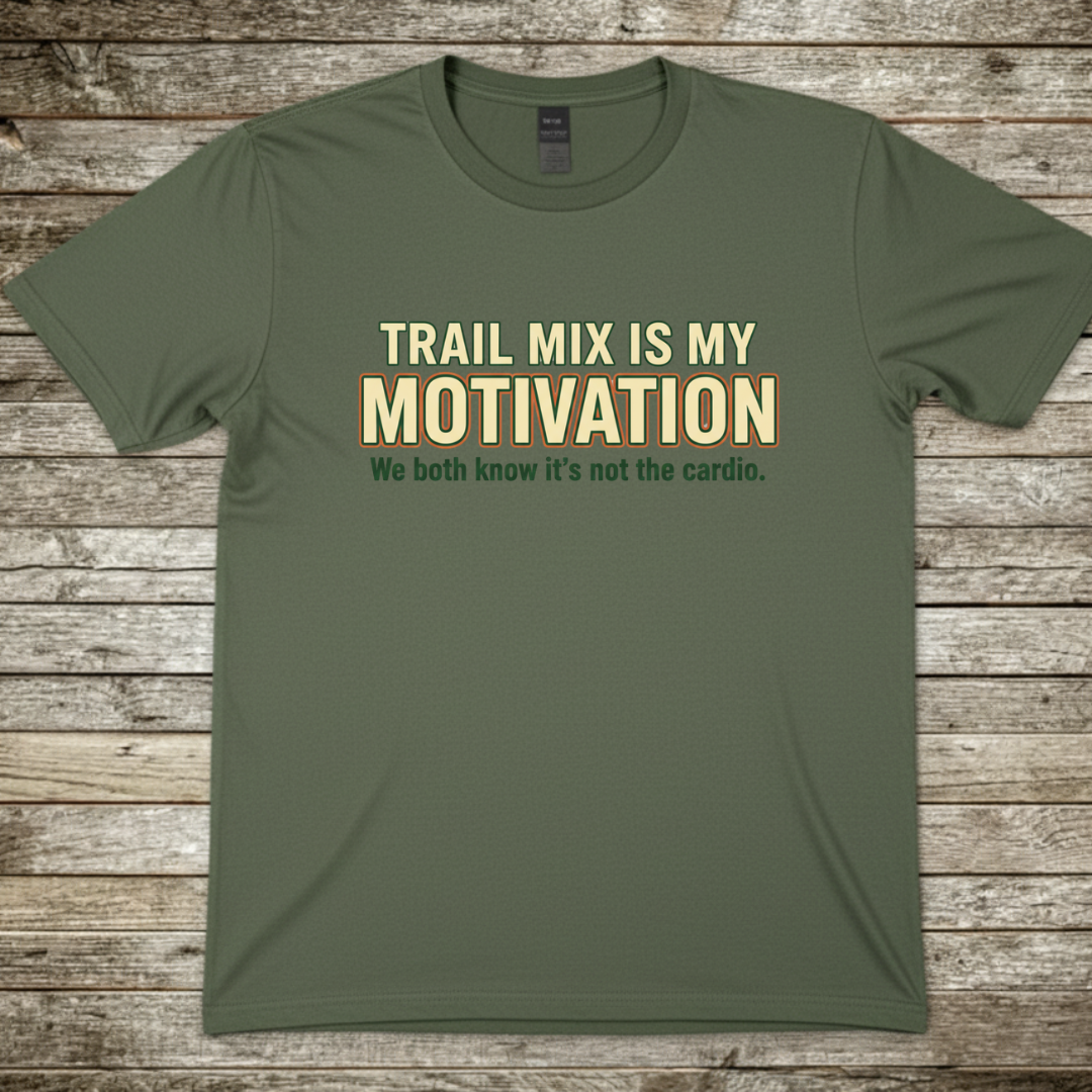 Printify T-Shirt Military Green / S Trail Mix T-Shirt Trail Mix T-Shirt