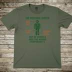 Printify T-Shirt Military Green / S Weekend Camper T-Shirt Weekend Camper T-Shirt