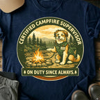Printify T-Shirt Navy / S Campfire Supervisor T-Shirt Campfire Supervisor T-Shirt