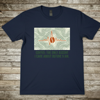 Printify T-Shirt Navy / S Coffee The Only Ascent Before 9am T-Shirt Coffee The Only Ascent Before 9am T-Shirt