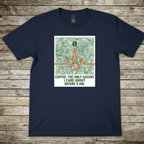 Printify T-Shirt Navy / S Coffee The Only Ascent I Do Before 9am Coffee The Only Ascent I Do Before 9am