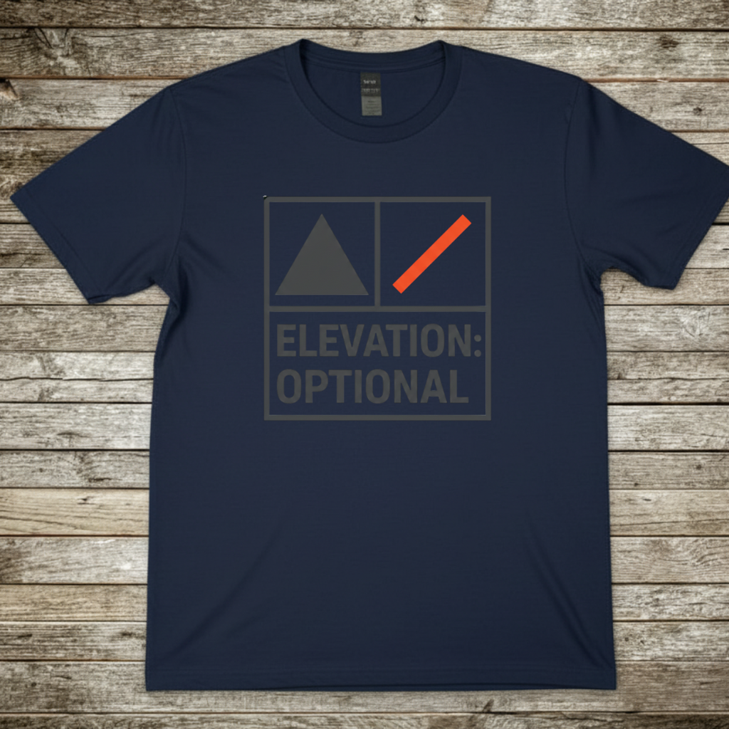 Printify T-Shirt Navy / S Elevation Optional T-Shirt Elevation Optional T-Shirt
