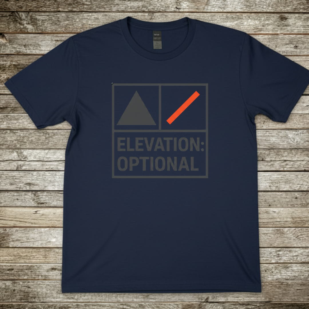 Printify T-Shirt Navy / S Elevation Optional T-Shirt Elevation Optional T-Shirt