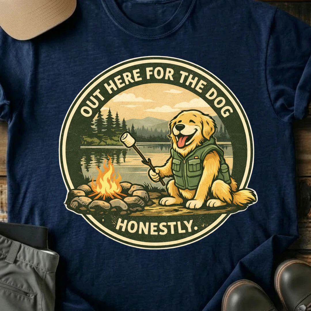 Printify T-Shirt Navy / S For The Dogs T-Shirt For The Dogs T-Shirt