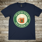 Printify T-Shirt Navy / S I Don't Hike Until Coffee Does T-Shirt I Don't Hike Until Coffee Does T-Shirt