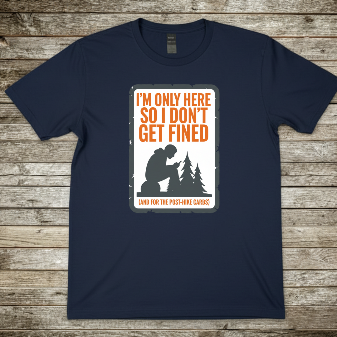 Printify T-Shirt Navy / S Im Only Here T-Shirt Im Only Here T-Shirt