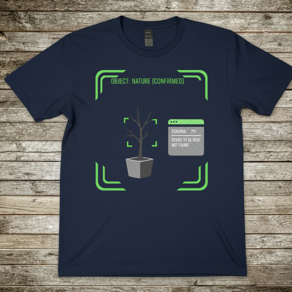 Printify T-Shirt Navy / S Nature Confirmed T-Shirt Nature Confirmed T-Shirt