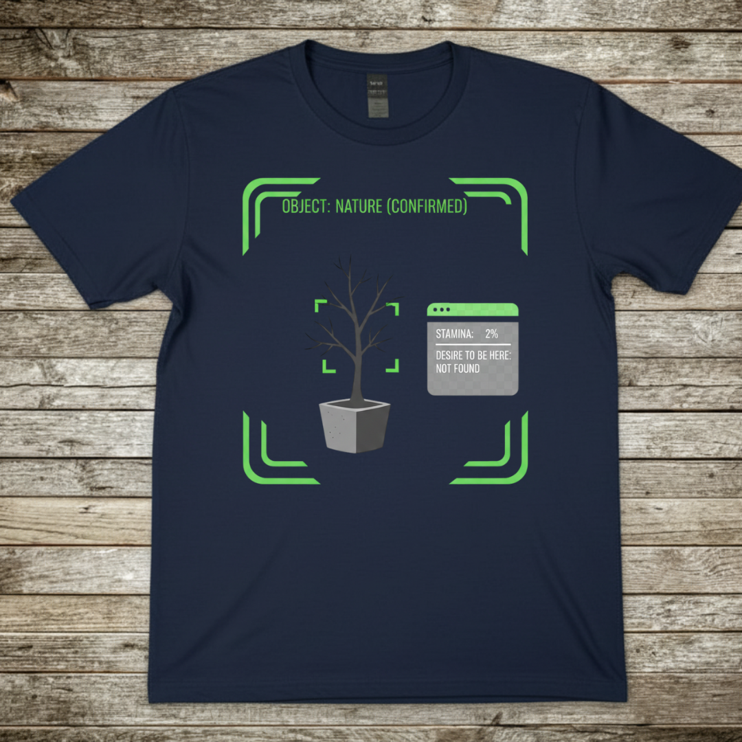 Printify T-Shirt Navy / S Nature Confirmed T-Shirt Nature Confirmed T-Shirt