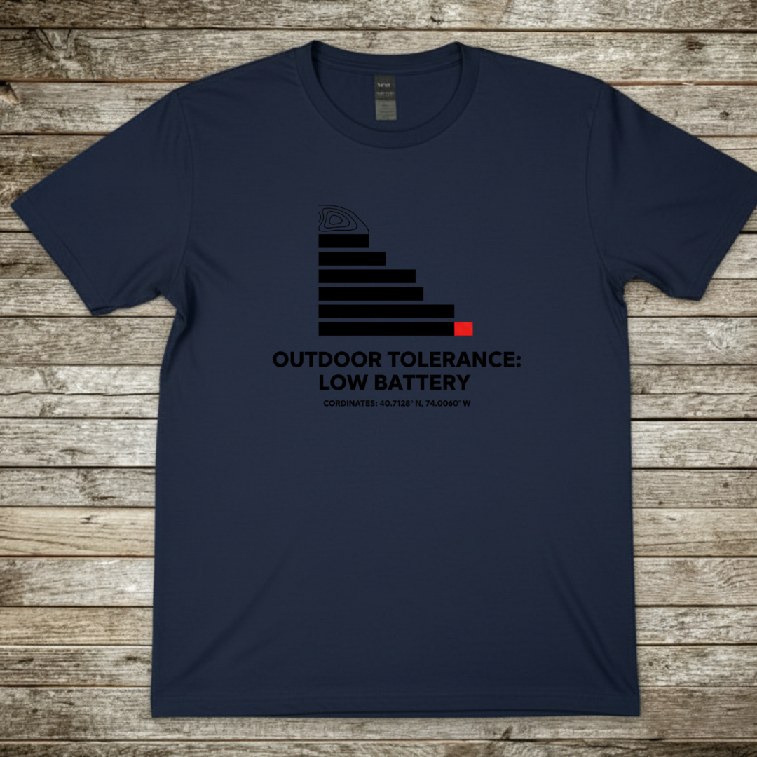 Printify T-Shirt Navy / S Outdoor Tolerance T-Shirt Outdoor Tolerance T-Shirt