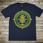 Printify T-Shirt Navy / S Sasquatch Compass Graphic T-Shirt Sasquatch Compass Graphic T-Shirt