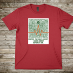 Printify T-Shirt Red / S Coffee The Only Ascent I Do Before 9am Coffee The Only Ascent I Do Before 9am