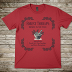 Printify T-Shirt Red / S Forest Therapy T-Shirt Forest Therapy T-Shirt