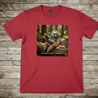 Printify T-Shirt Red / S Happy Sloth T-Shirt Happy Sloth T-Shirt