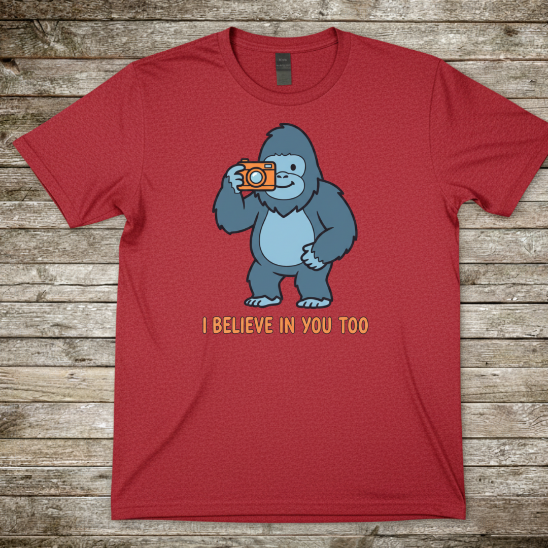 Printify T-Shirt Red / S I Believe In You T-Shirt I Believe In You T-Shirt