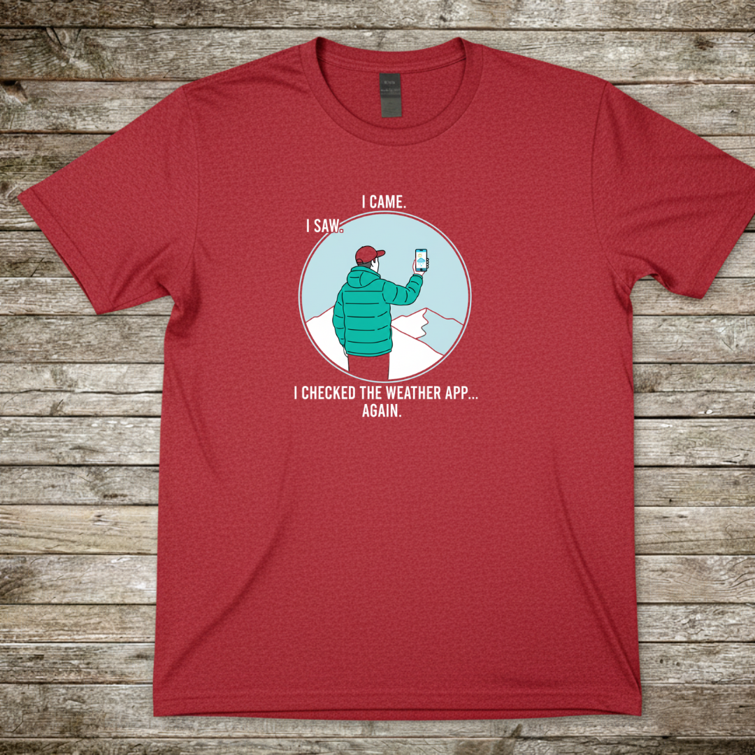 Printify T-Shirt Red / S I came I Saw T-Shirt I came I Saw T-Shirt