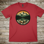 Printify T-Shirt Red / S Meet Me Outside T-Shirt Meet Me Outside T-Shirt