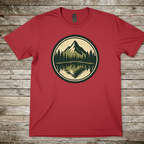Printify T-Shirt Red / S Mountain Lake T-Shirt Mountain Lake T-Shirt