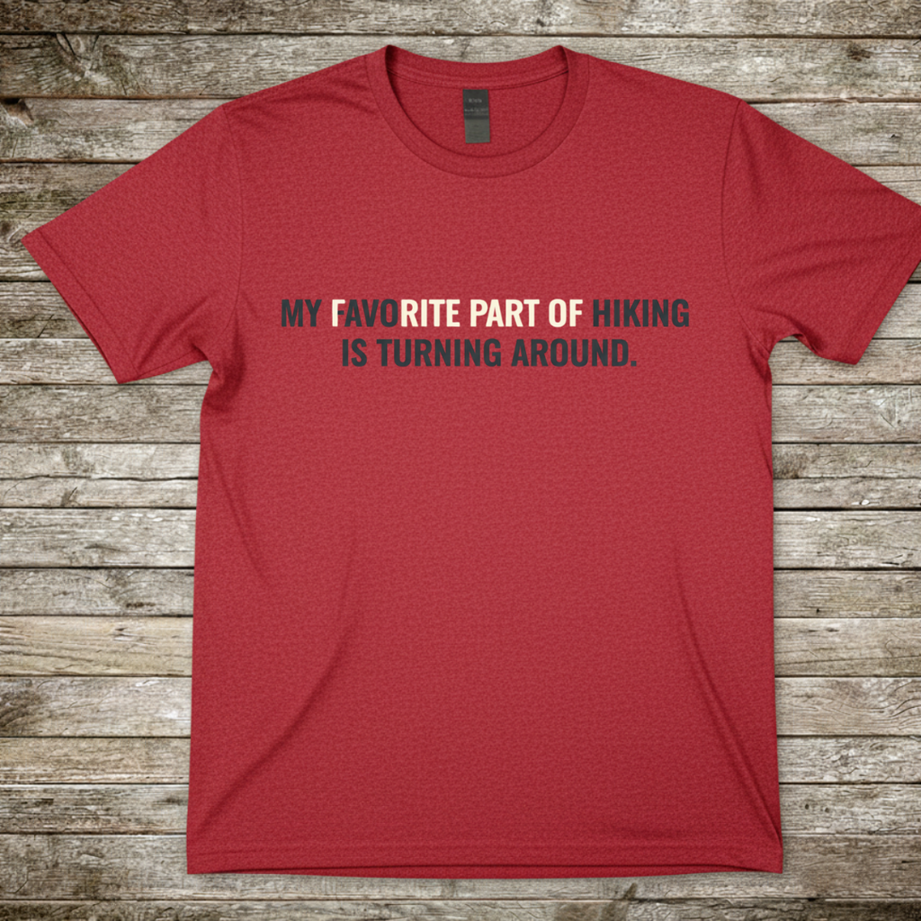 Printify T-Shirt Red / S My Favorite Part T-Shirt My Favorite Part T-Shirt