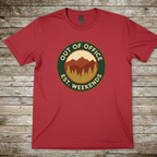 Printify T-Shirt Red / S Out of Office T--Shirt Out of Office T--Shirt
