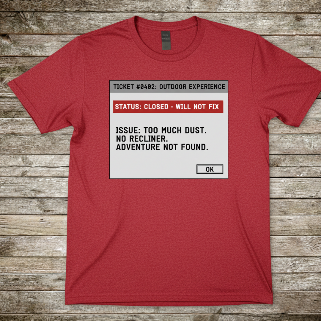 Printify T-Shirt Red / S Outdoor Experience T-Shirt Outdoor Experience T-Shirt