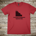 Printify T-Shirt Red / S Outdoor Tolerance T-Shirt Outdoor Tolerance T-Shirt