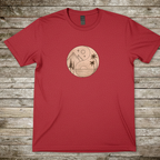 Printify T-Shirt Red / S Sunset Landscape T-Shirt Sunset Landscape T-Shirt