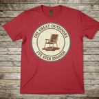 Printify T-Shirt Red / S The Great Outdoors T-Shirt The Great Outdoors T-Shirt