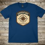 Printify T-Shirt Royal / S Adventure BadgeT-Shirt Adventure BadgeT-Shirt