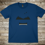 Printify T-Shirt Royal / S Canoe & Pines T‑Shirt Canoe & Pines T‑Shirt