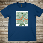 Printify T-Shirt Royal / S Coffee The Only Ascent I Do Before 9am Coffee The Only Ascent I Do Before 9am